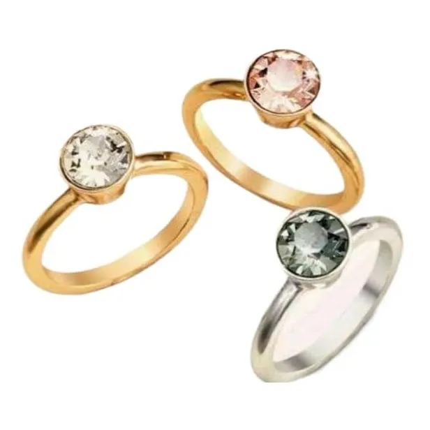 Anillos Baño De Oro 24k Y Plata Ésika Finart Original