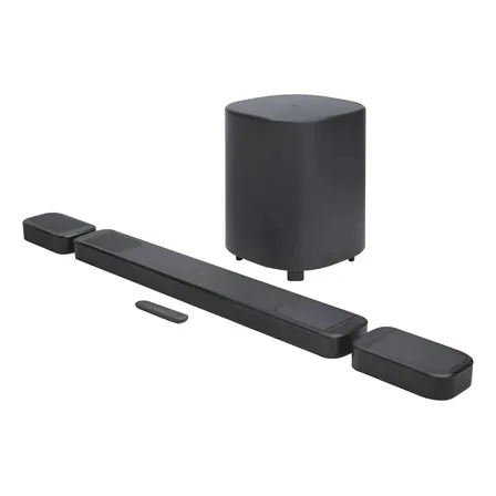 Jbl Bar 1000mk2 Soundbar 7.1.4 Canais Dolby Atmos 480w Rms Preto Com Subwoofer De 25cm 33 Hz - 20khz