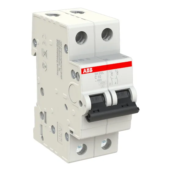 Llave Térmica Bipolar Termomagnética 10/16/20/25 A 4,5ka Abb Color 20a