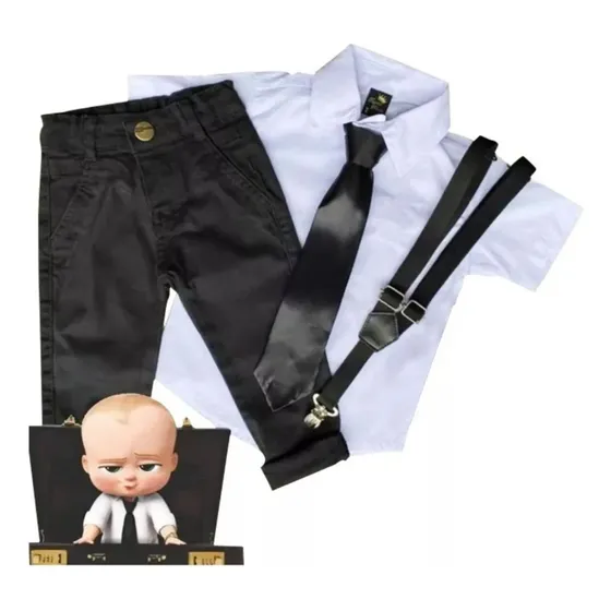 Conjunto Roupa Infantil Poderoso Chefinho Diversos Tamanhos