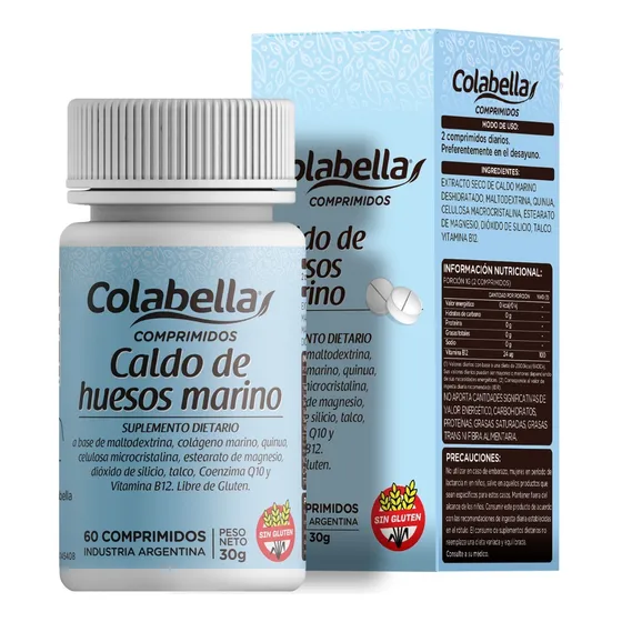 Caldo De Huesos Marino Colabella Comprimidos Sin Tacc