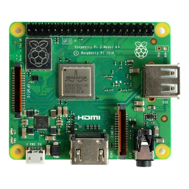 Placa De Microcontrolador Raspberry Pi Pi 3a Plus 512mb RAM 1.4GHz Wifi Buetooth Original IoT