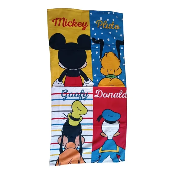 Toalla De Playa Importad 120x60cm 100% Algodon Diseño Disney