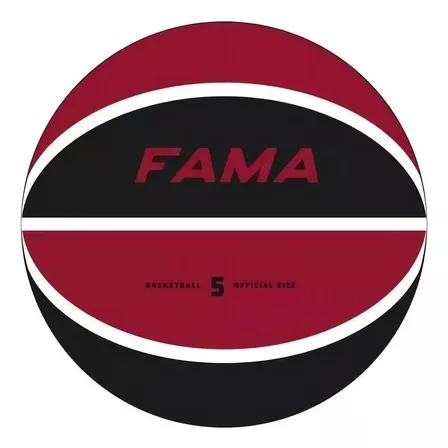 Pelota Basquet Drb Fama N°5 Outdoor Indoor Juvenil Basket Color Bordo/negro