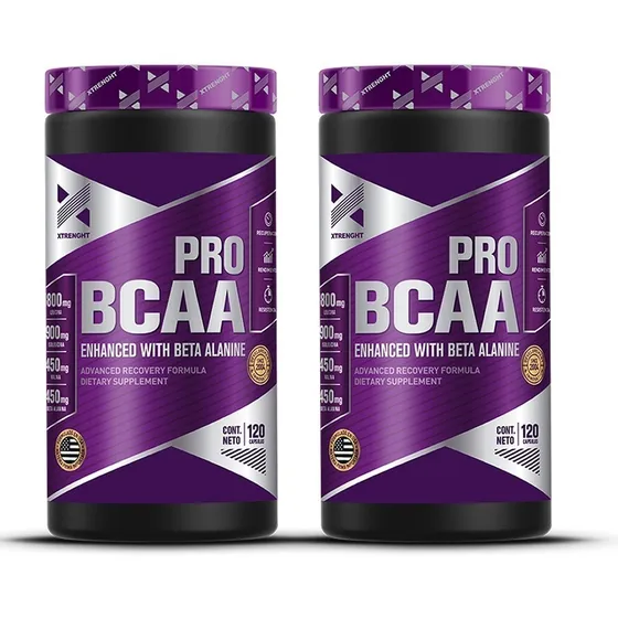 2 Bcaa Pro Amino Con Beta Alanina 120+120 Xtrenght Nutrition