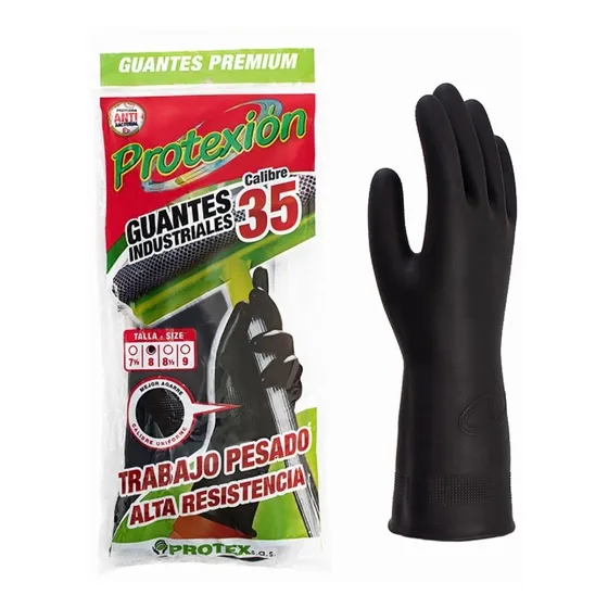 Guante Industrial Caucho Calibre 35 Marca Protex