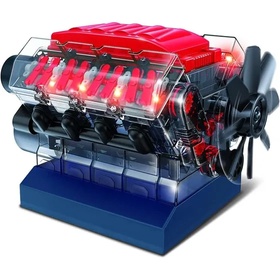 ¡owi Inc Robotics Vroom! Stem V8 Model Combustion Engine,...