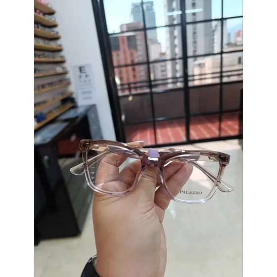 Montura De Lentes Para Formular De Dama Rojo Y Transparente