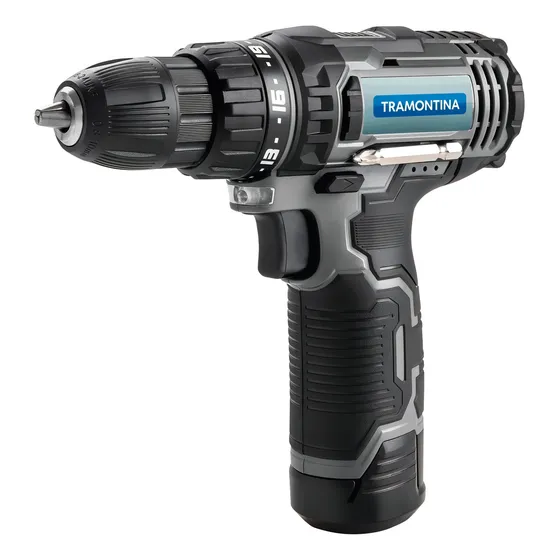 Parafusadeira Furadeira Para Uso Doméstico 10,8 V Tramontina 42382001 Cor Preto Frequência 127V