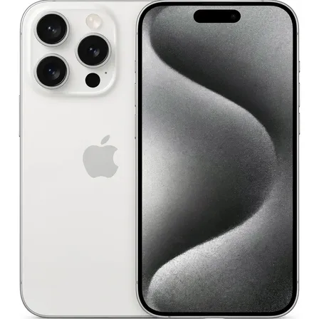 iPhone 15 Pro (128gb) Original Apple 5g Envio Imediato + Nfe Titânio Branco