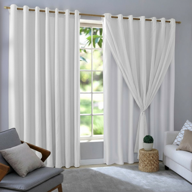 Cortina Sala Quarto Corta Luz 100% Blackout 2,80x2,30 Cores