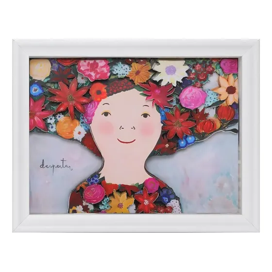 Cuadro Puzzle 3d Eva Armisénflowers Inside (enmarcado)