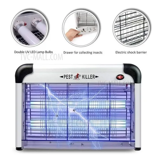 Lampara Matamosca Mosquitos Zancudos Electroinsectos 12watt