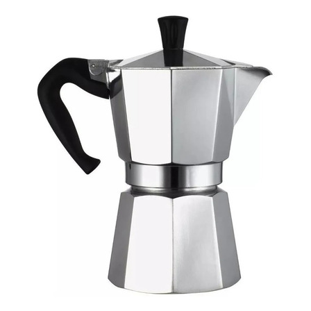 Cafetera Italiana Aluminio 6 Tazas Rey Ofertas Color Gris Cafetera Italiana Aluminio 6 Tazas Rey Ofertas Color Gris