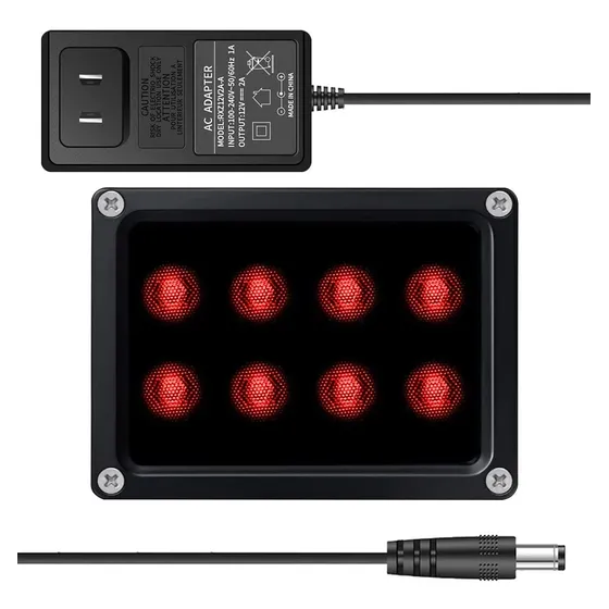 Iluminador Ir 8 Led Largo Alcance Uso Acampar Luz Para