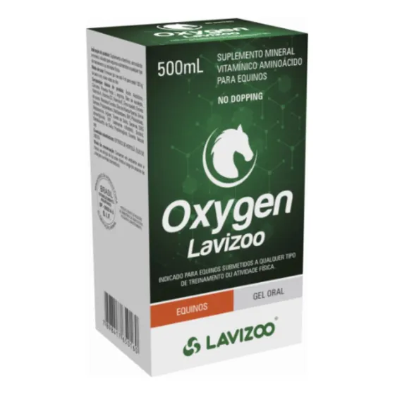 Oxygen 500ml Termogênico Equinos Resistência E Força Lavizoo