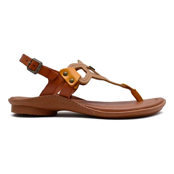 Sandália Flats New Face Nuts Mix Feminina