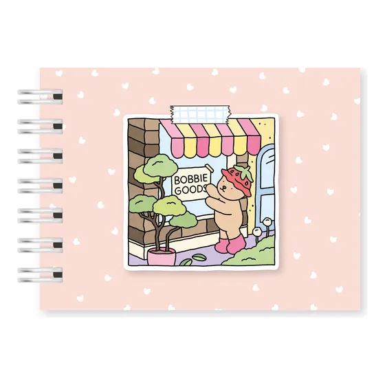 Mini Livro De Colorir Bobbie Goods Capa Dura 180g