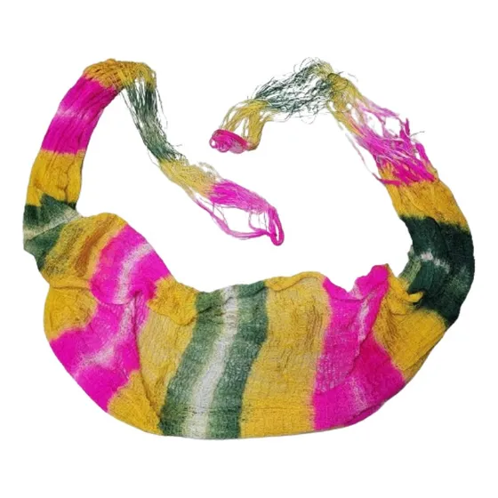 Hamaca Tipo Chinchorro Colombiano Tejido En Nylon Resistente