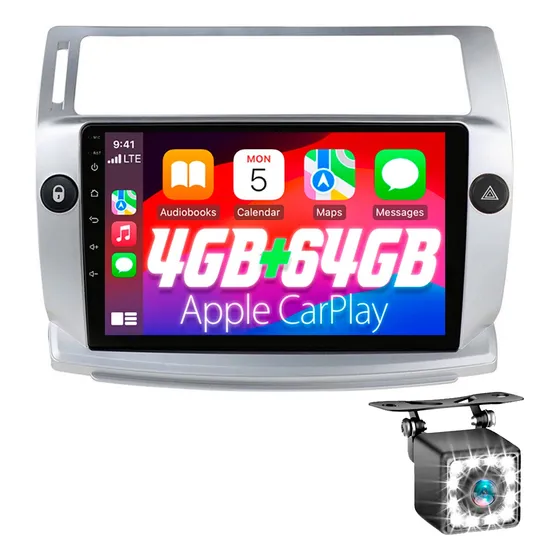 Central Multimedia Citroen C4 (2007-2012) Android 14