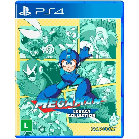 Jogo Mega Man Legacy Collection Ps4 Br Midia Fisica