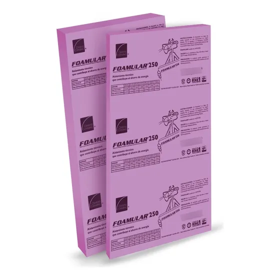 Poliestireno Extruido 2.5cm X 61x 122cm 10pzs