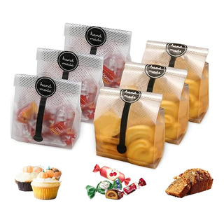 Bolsas Plástico Translúcido Para Galletas Candy Snack 100pcs Bolsas Plástico Translúcido Para Galletas Candy Snack 100pcs