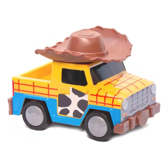 Carrinho de Brinquedo Fricção Infantil Woody Toy Story Carro Chapéu Disney Ebn Kids
