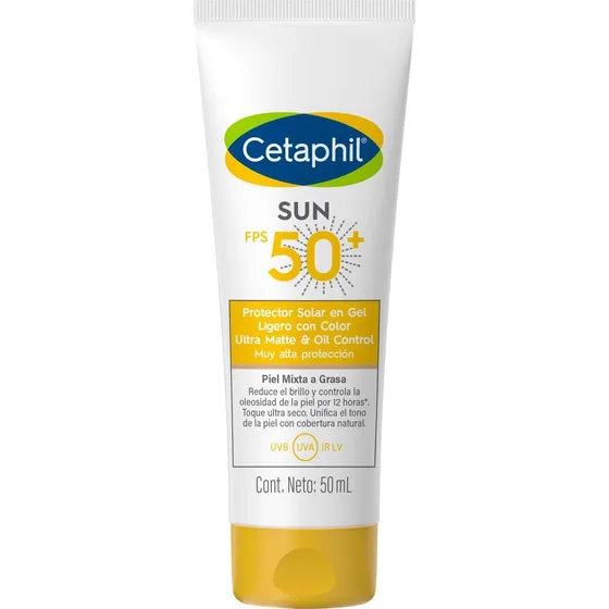 Protector Solar Cetaphil Sun Con Color Fps50 Ultra Mate 50ml