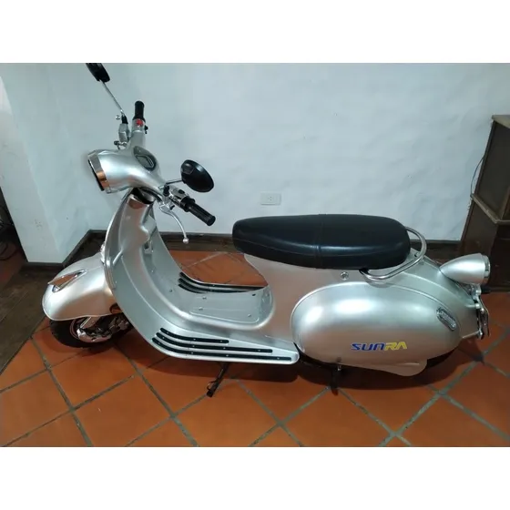 Moto Electrica Sunra Vintage 2019 Pocos Km Cambio Bateria