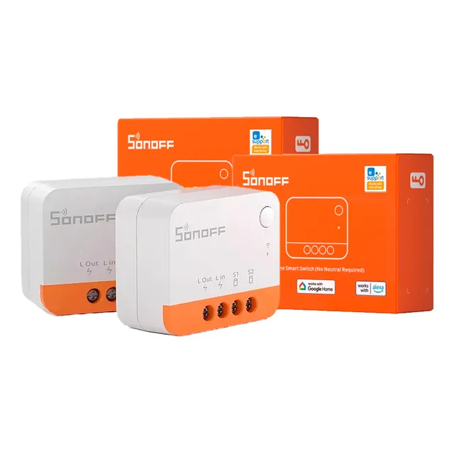 Interruptor 2 Unid Sonoff Zigbee Zbmini L2- Google Alexa X2