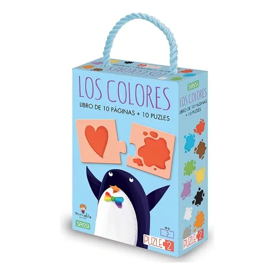 Libro + Rompecabezas Puzle - Colores - Manolito / Sassi