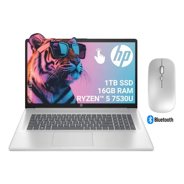 HP 17 Pavilion Ryzen 5 7530u 16 GB de RAM 1 TB Ssd Pantalla 17.3 HD+ 600 px X 900 px Táctil Amd Radeon Graphics Incluye Windows 11 Con Regalo Laptop 17-cp3055