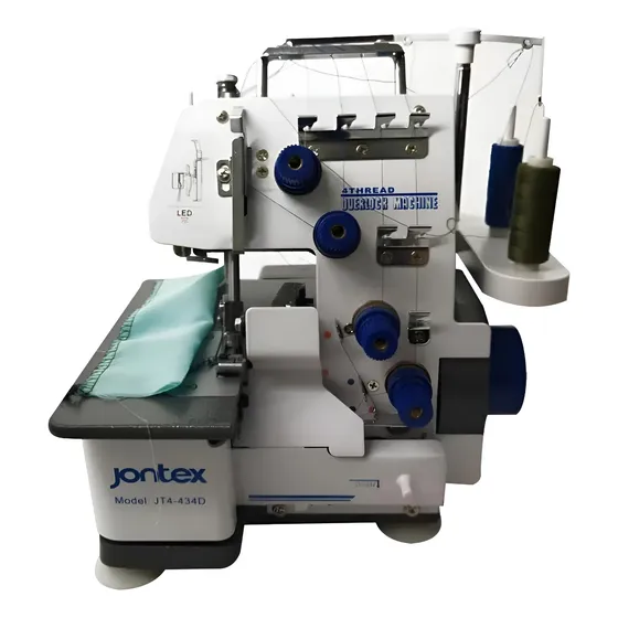 Maquina De Coser Overlock Domestica 4 Hilos Jontex Jt-434d Blanco | Cuotas sin interés