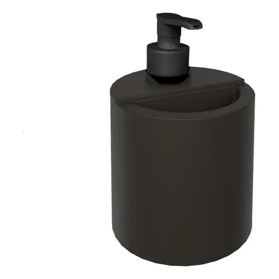 Dispenser Jabon Liquido Para Baño Con Porta Cepillo Dientes