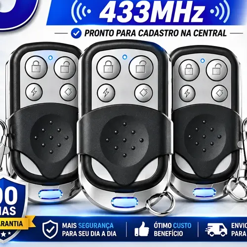 Kit 4 Controle Aço Inox Escovado Universal Clone | MercadoLivre