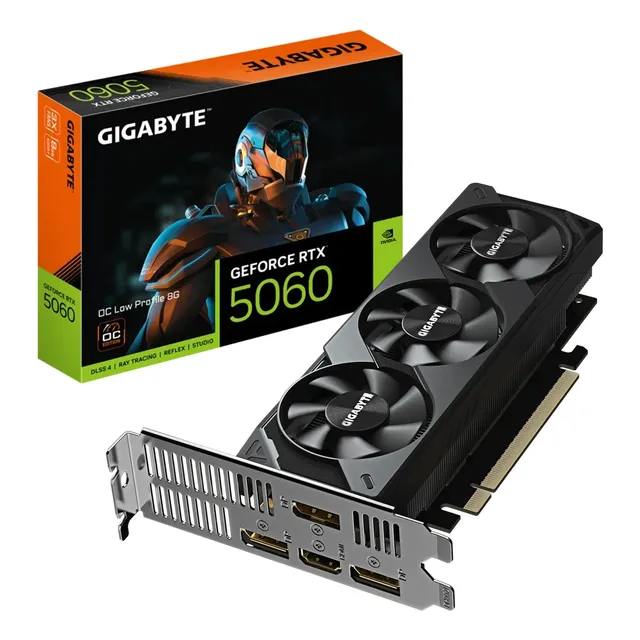 Tarjeta De Video Rtx 5060 Gigabyte Low Profile 8gb Gddr7 Oc