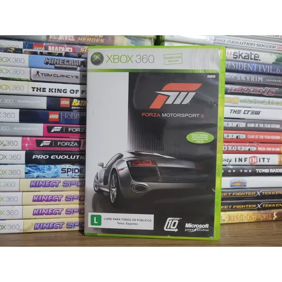 Jogo Forza Motorsport 3 Xbox 360 Original Mídia Física
