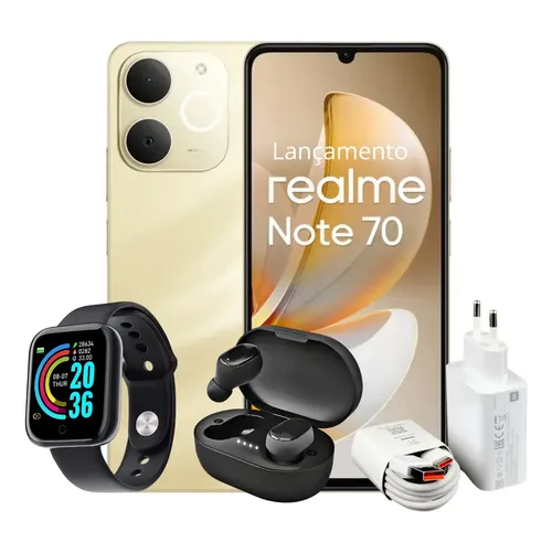 Telefone Celular Realme Note 70 128/4gb-preto | MercadoLivre