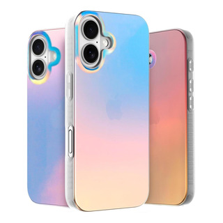 Lonli Hue Funda Para iPhone 16 Funda Holográfica Iridiscente Lonli Hue Funda Para iPhone 16 Funda Holográfica Iridiscente