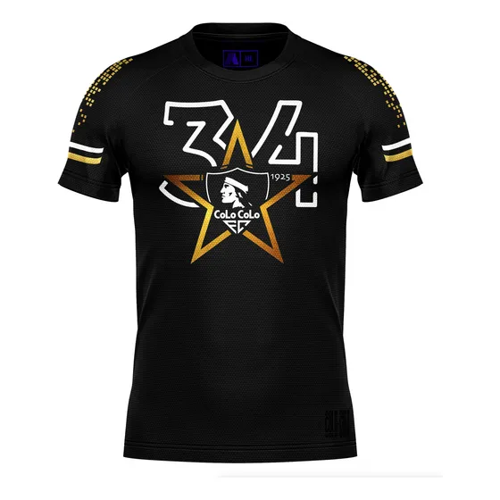 Camiseta Colo Colo Dry Fit Nombre Y Número 34