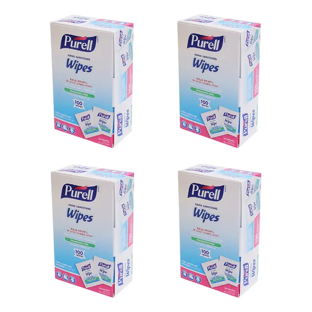 Toallitas Desinfectantes Purell Individuales 400pz / 9022-10