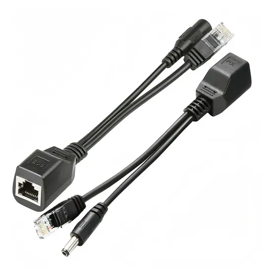 Poe Splitter Adaptador Poe Alimentación Camaras De Seguridad
