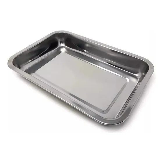 Bandeja Horno Acero Inoxidable 26 X 19 Cm
