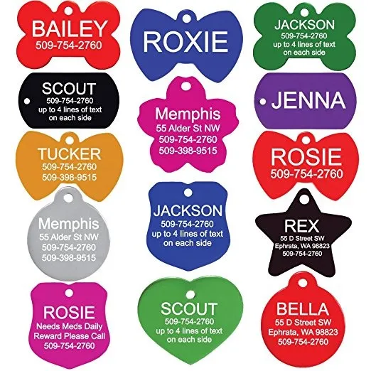 Gotags Identificación Del Animal Doméstico Personalizado Eti