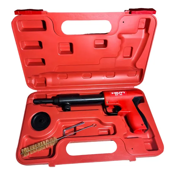 Pistola tiro a tiro de fijación calibre 22 drywall Hilti roja