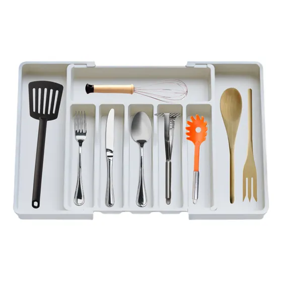 Organizador Cubiertos Cubiertero Expandible Elementos Cocina