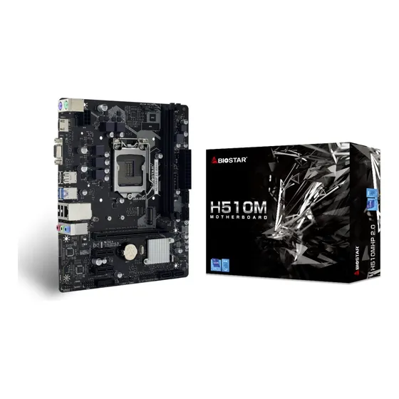 Tarjeta Madre Biostar Intel H510m Ddr4 Lga1200 10ma Y 11va