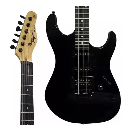 Guitarra Elétrica Tagima Tw Series Tg-510 Stratocaster Tília Preta Destro Black Madeira Técnica