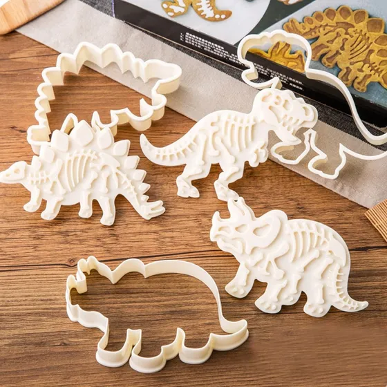 Cortante De Dinosaurios Premium X3 + Garra + Personalizado